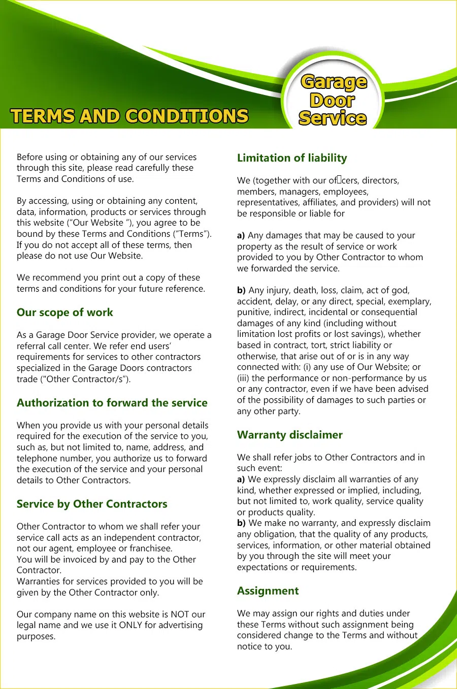 Master Garage Door Service Westbury, NY 516-670-5968